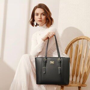 Lovevook - Black Laptop Briefcase Bag